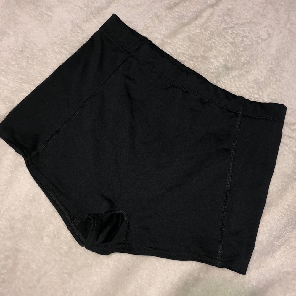 High waisted athletic shorts